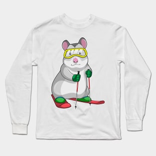 Hamster Skier Ski Long Sleeve T-Shirt